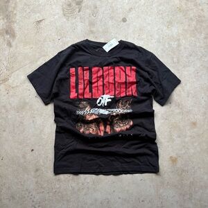 Spencer’s Lil Durk black cotton t-shirt